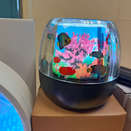 Rotating Fish Lamp