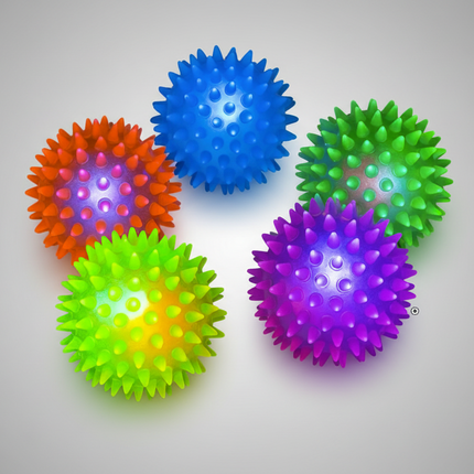 Light Up Flashing Spikey Ball - Sensory Toy | Sensory Play | Visual | Resource | Fidget