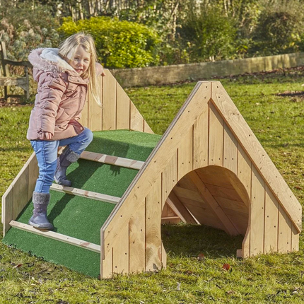 Clamber Grass Hill Perch - Outdoor Learning | Imaginative Play | Forest School | Playground | Physical Education