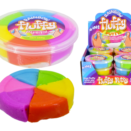 Rainbow Fluffy Putty 168g