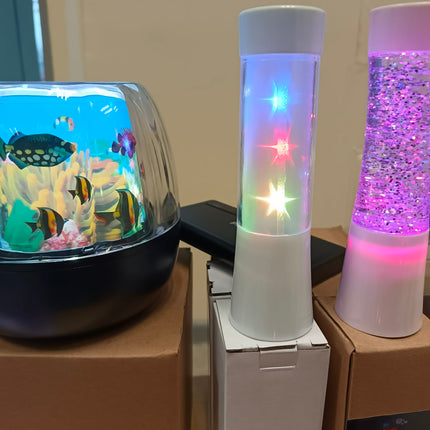 Rotating Fish Lamp