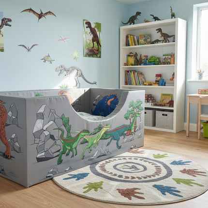 3ft Single Simple Sleeper Bed - PVC | Multiple Colour Options | Safe Sleeping | Safety Bed | Foam | Custom