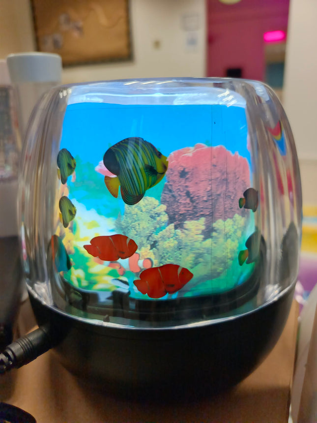 Rotating Fish Lamp