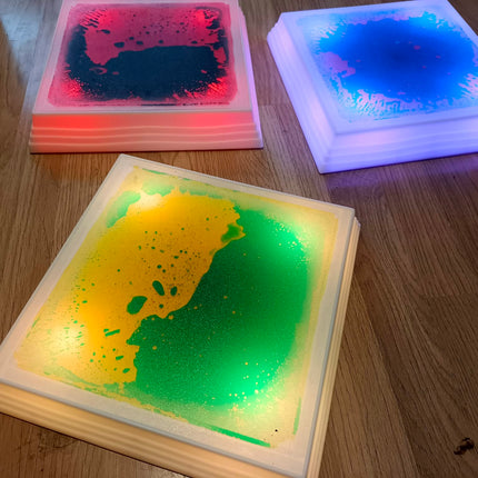 Light Up Liquid Tiles Set — Set of 3 Circle