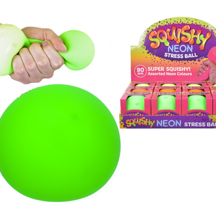 90mm Squishy Neon Stress Ball