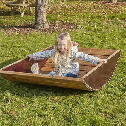 Barrel Bridge Rocker - Dual Purpose Use | Outdoor Learning | Playground | Imaginative Play | Forest School | Physical Education