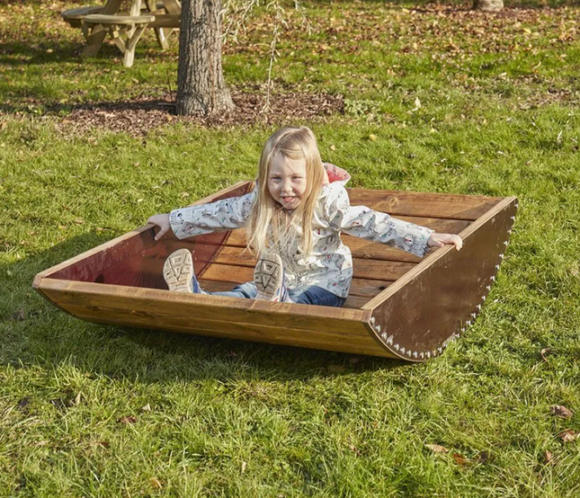 Barrel Bridge Rocker - Dual Purpose Use | Outdoor Learning | Playground | Imaginative Play | Forest School | Physical Education