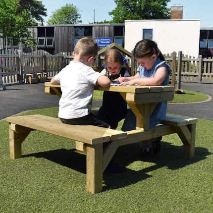 Children's Modern Picnic Bench - 6 Seater