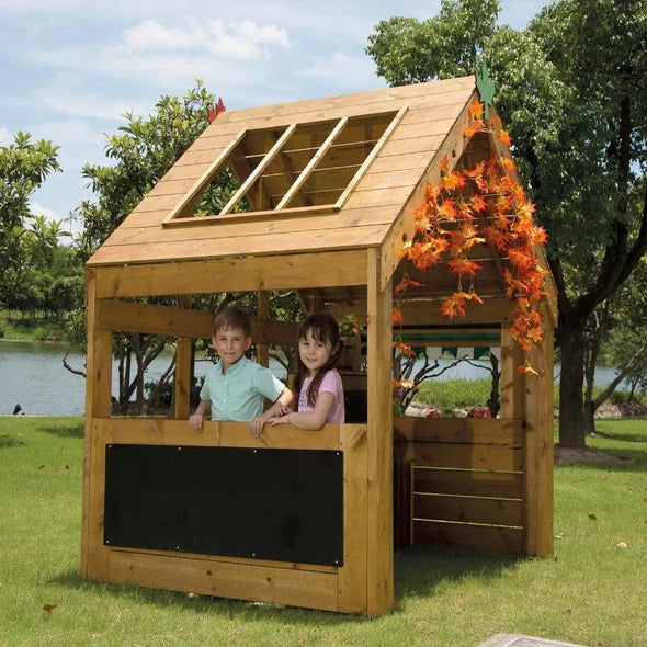 Children’s Outdoor Wooden Open Playhouse