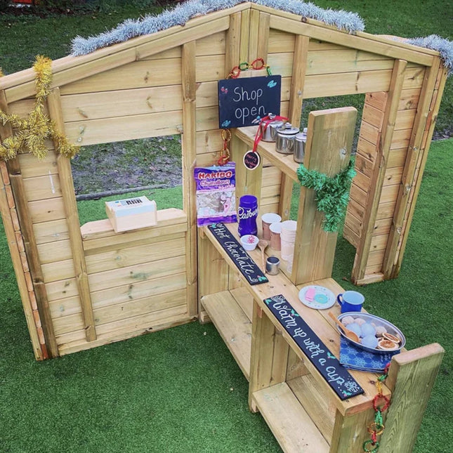 Children’s Outdoor Wooden Playhouse