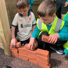 Children's Real Mini Play Bricks - 12 x 5 x 3.5CM | Outdoor Learning | Role Play | Playground | Forest School | Group Interaction