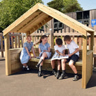 Children's Wooden Maxi Arbour Bench