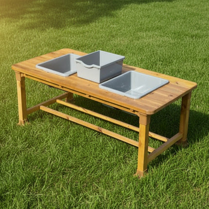 Childrens Outdoor Double Messy Table