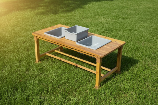 Childrens Outdoor Double Messy Table