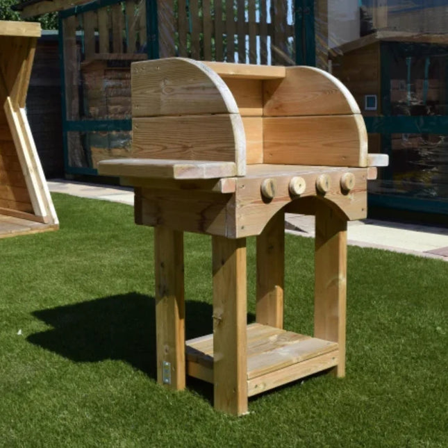 Childrens Outdoor Wooden BBQ