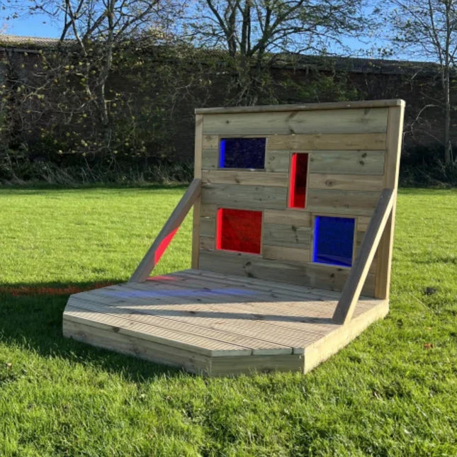 Childrens Outdoor Wooden Sensory Stage