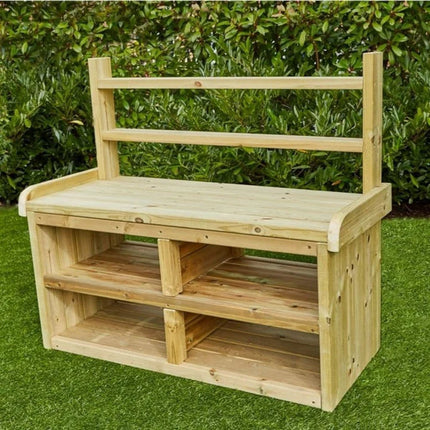 Childrens Outdoor Wooden Workbench