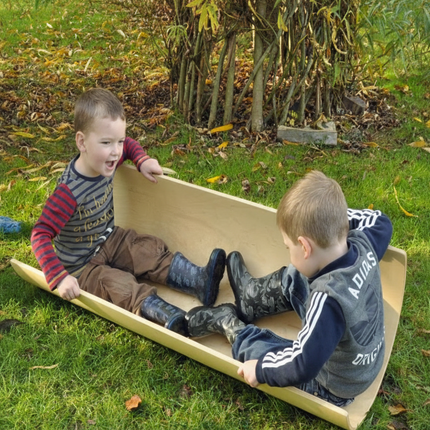 Indoor Large Wooden Tube Rocker -| Classroom | Social Play | Physical Education | Imaginative Play