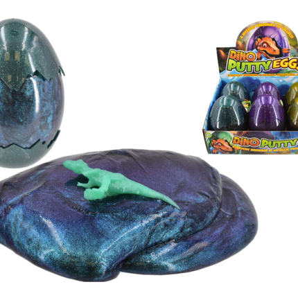 Metallic Large Dino Egg Putty