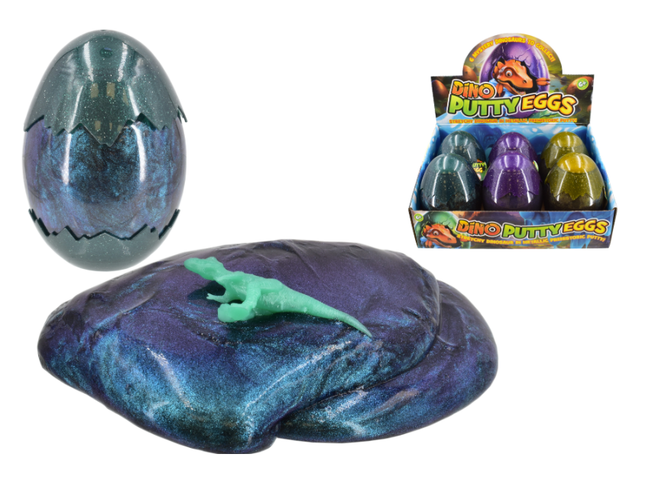 Metallic Large Dino Egg Putty