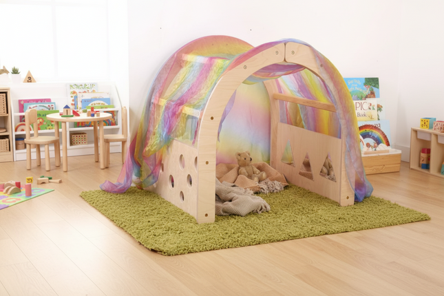 Mini Rafiki Indoor Archway Rambler - 88 x 80 x 100cm | Outdoor Learning | Imaginative Play | Forest School | Playground | Reading | Story Time