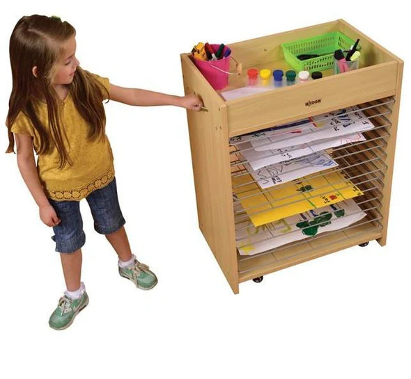 Mobile Craft Painting Drying Rack Storage Unit