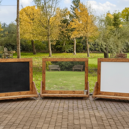 Mobile Art Easel Trio - Pack of 3 | 100 x 122 x 65.5cm | Outdoor | Forest School | Garden | Mark Making | Playground