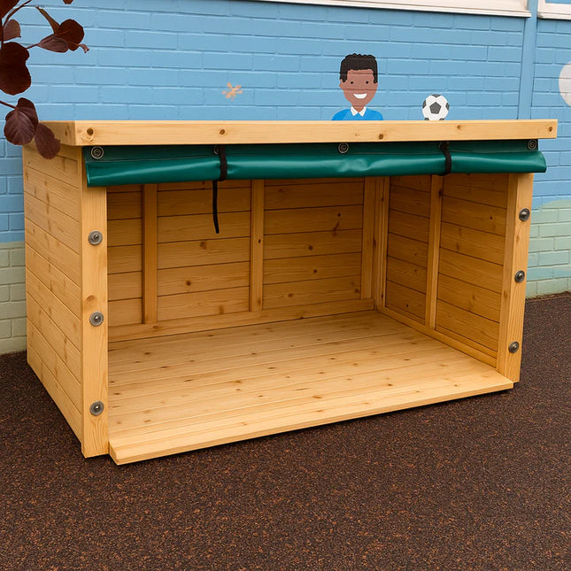 Outdoor Trike And Buggy Store - 120 x 200 x 120cm | Outdoor Learning | Forest School | Playground Storage | Garden Equipment