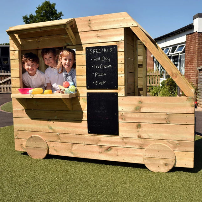 Outdoor Wooden Food Truck