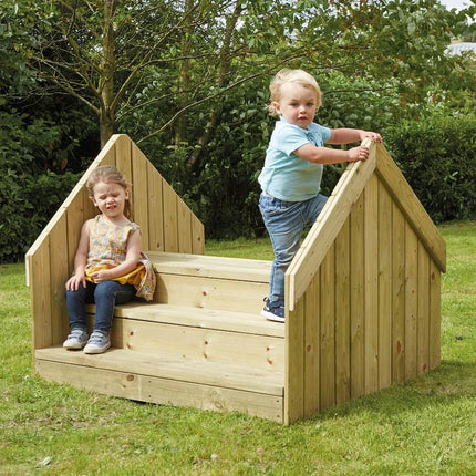 Outdoor Wooden Up & Over Steps