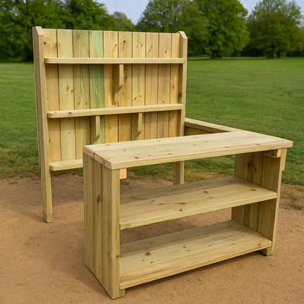Outdoor Wooden Role Play Corner