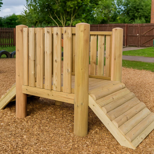 Physical Wooden Clamber Unit