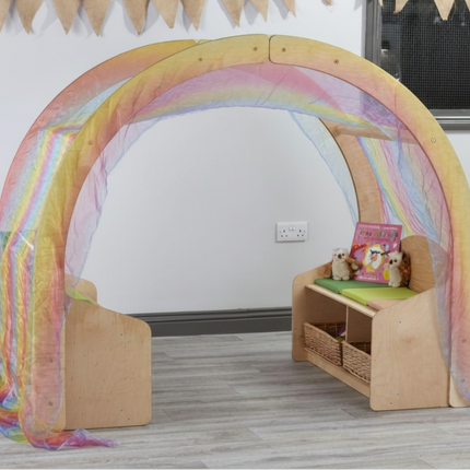 Rafiki Chatterden Arch - 135 x 100 x 160cm | Outdoor Learning | Imaginative Play | Forest School | Playground | Reading | Story Time