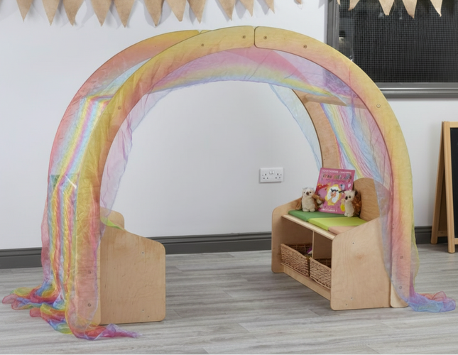 Rafiki Chatterden Arch - 135 x 100 x 160cm | Outdoor Learning | Imaginative Play | Forest School | Playground | Reading | Story Time