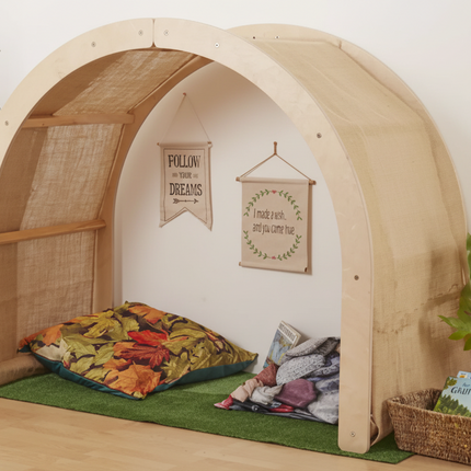Rafiki Indoor Archway Den - 135 x 160 x 80cm | Outdoor Learning | Imaginative Play | Forest School | Playground | Reading | Story Time