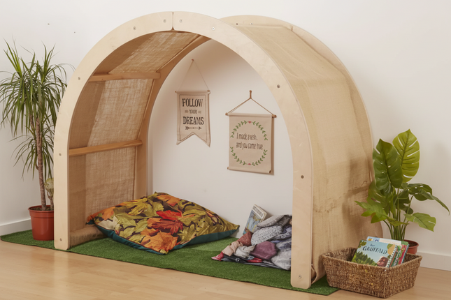 Rafiki Indoor Archway Den - 135 x 160 x 80cm | Outdoor Learning | Imaginative Play | Forest School | Playground | Reading | Story Time