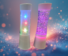 Handheld Sensory Shake and Shine Glitter or Stars Lamp- Single or Pack of 2