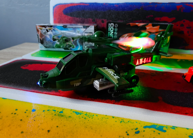 Lights and Sound Spinning Helicopter