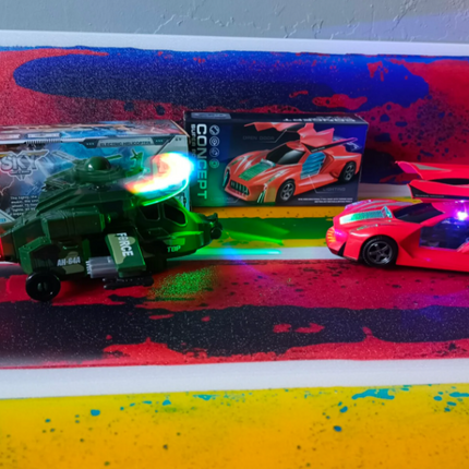 Lights and Sound Car