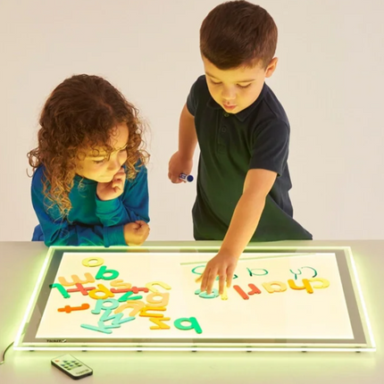Sensory LED Colour Changing A2 Light Panel + Optional Folding Table- 66cm x 48.6cm x 1.7cm