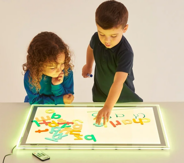 Sensory LED Colour Changing A2 Light Panel + Optional Folding Table- 66cm x 48.6cm x 1.7cm