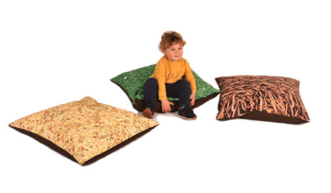 Square Bean Bag Floor Cushion (700 x 700mm)- Multiple Designs available