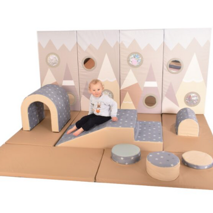 Complete Soft Play Set with Wallpads and Mat Sets- Multiple Designs available