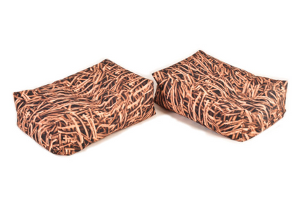 Forest School Bean Bag Bench Seats (Pair)- 600mm x 400mm x approx. 200mm thick- Multiple Designs