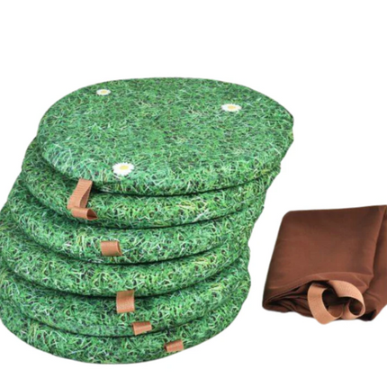 Forest School Sit Pads With Handle- Grass/Straw/Log/Assorted Colours options