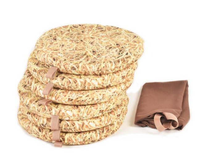 Forest School Sit Pads With Handle- Grass/Straw/Log/Assorted Colours options