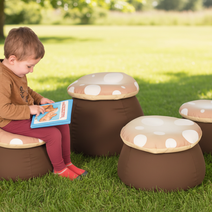 Woodland Walk Indoor/Outdoor Toadstools Seat- Set of 3