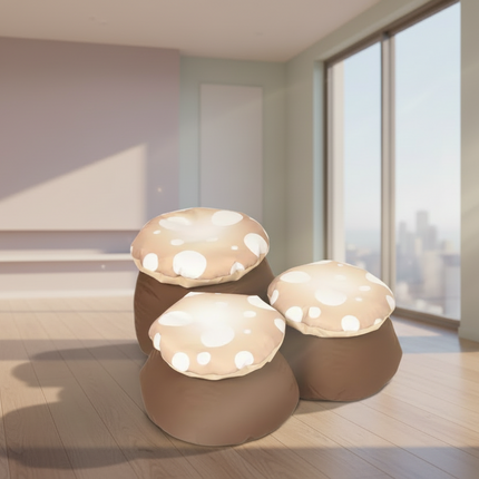 Woodland Walk Indoor/Outdoor Toadstools Seat- Set of 3