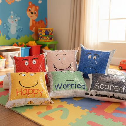 Hide And Reveal Emotions Cushions- Set of 6
