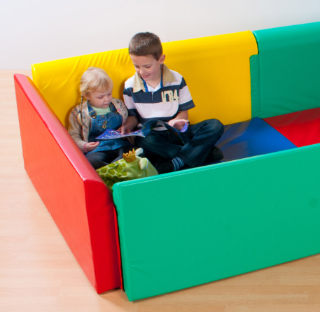 Large Sided Soft Sided Play Area | Den | Ballpool - 2.4 x 1.2m